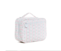 TRVL BUNDLE UP HANGING TOILETRY BAG RIBBON FLORAL PINK