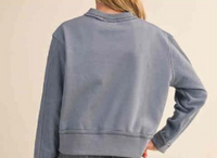 HEART AND ARROW CREWNECK SWEATSHIRT BLUE