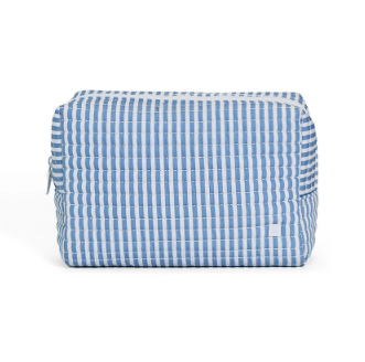 TRVL QUILTED STROLLER BAG BUNDLE PIMLICO STRIPE CHAMBRAY BLUE + CHANGER MATS + EVERYDAY