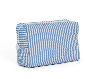 TRVL QUILTED STROLLER BAG BUNDLE PIMLICO STRIPE CHAMBRAY BLUE + CHANGER MATS + EVERYDAY