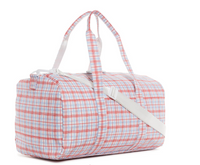 TRVL WEEKENDER DUFFEL BAG CLASSIC RED PLAID