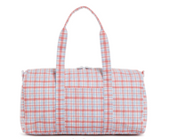 TRVL WEEKENDER DUFFEL BAG CLASSIC RED PLAID