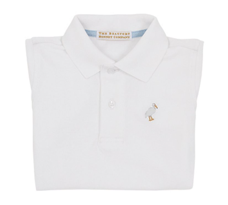 TBBC PRIM AND PROPER POLO WORTH AVE. WHITE/ MULTICOLOR STORK