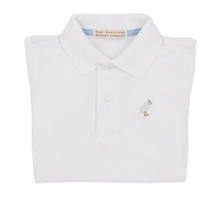 TBBC PRIM AND PROPER POLO WORTH AVE. WHITE/ MULTICOLOR STORK
