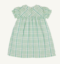 TBBC HOLLY DAY DRESS SEERSUCKER GIBOSN ISLAND GREEN AND LAKE WORTH YELLOW SEWANEE SEERSUCKER