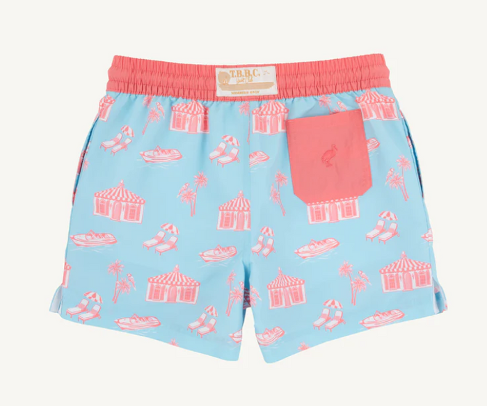 TBBC TORTOLA SWIM TRUNKS PARROT CAY CANOPY