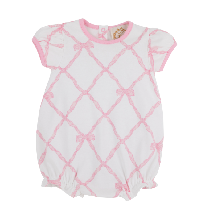 PENNY'S PLAY BUBBLE BELLE MEADE BOW/PIER PARTY PINK