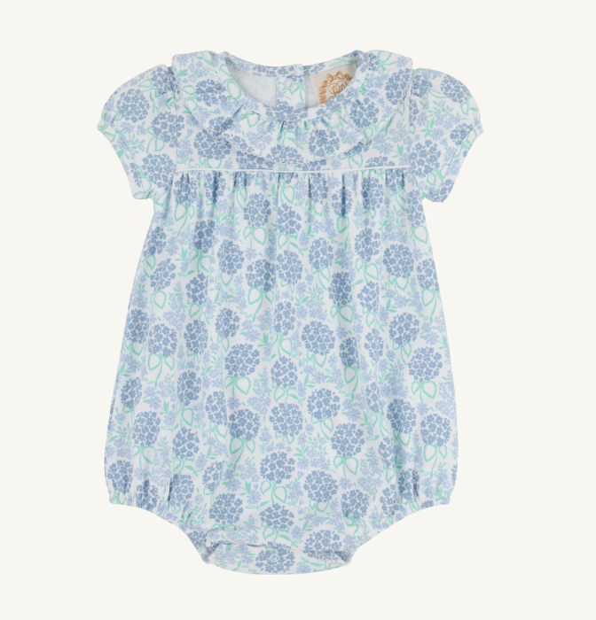 RAMONA RUFFLE BUBBLE HANDFUL OF HYDRANGEAS