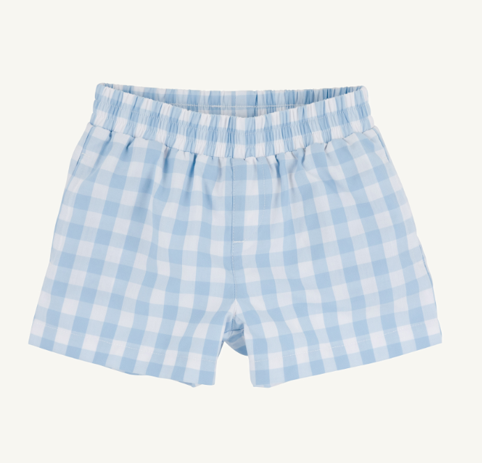SHEFFIELD SHORTS BARRINGTON BLUE CHECK/WORTH AVE WHITE