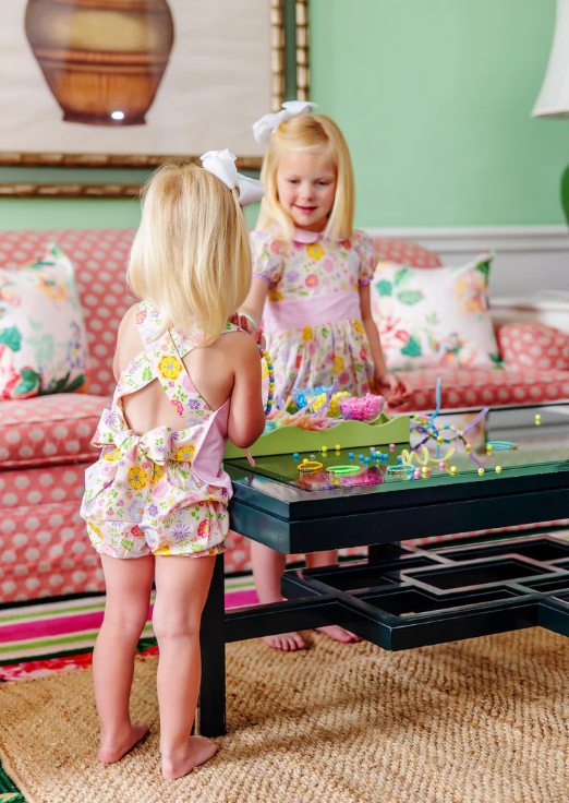 BETSEY BOW BACK SET BROADCLOTH BOCA GRANDE BEGONIA HAMPTONS HOT PINK