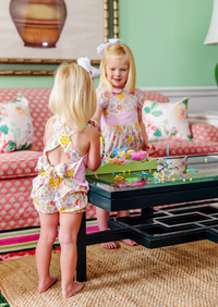 BETSEY BOW BACK SET BROADCLOTH BOCA GRANDE BEGONIA HAMPTONS HOT PINK