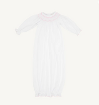 Sweetly Smocked Greeting Gown Pink
