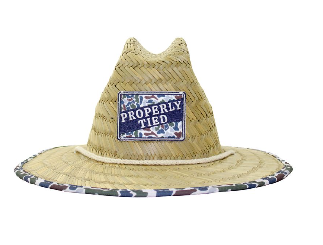 BOYS CABO STRAW HAT TERRA CAMO
