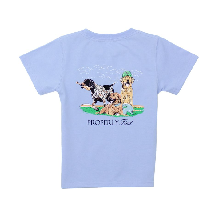 BOYS DIAMOND DOGS SS LIGHT BLUE