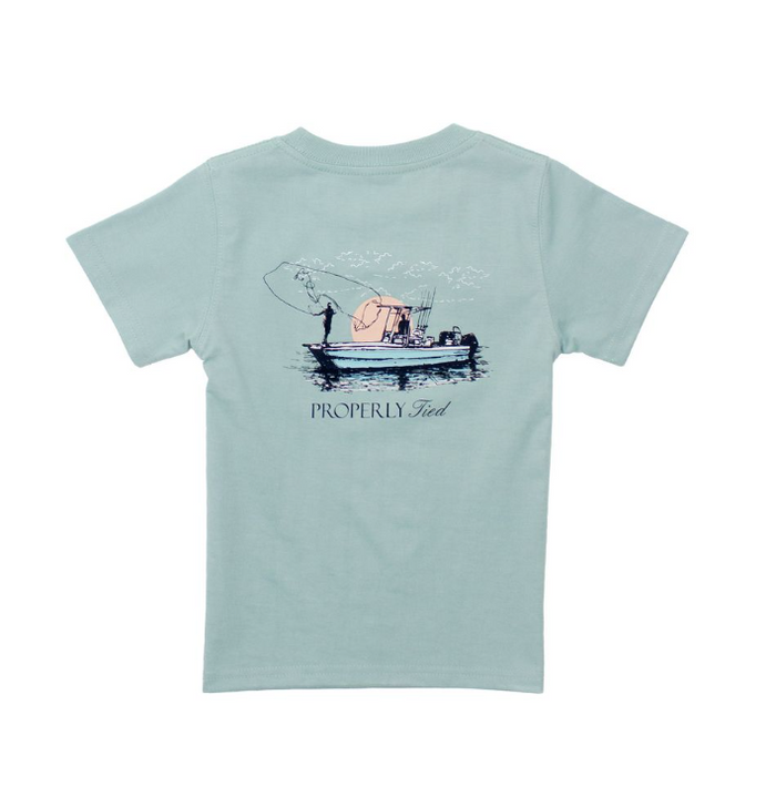 BOYS CAST SS MARINE MIST