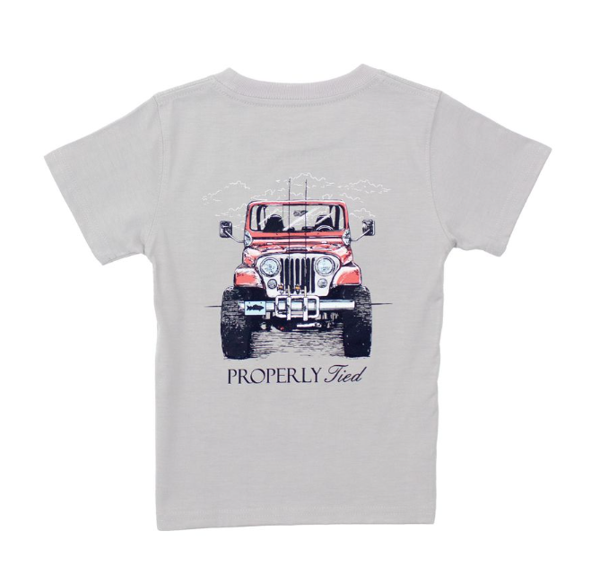 BOYS ROD RUNNER SS ICE GREY