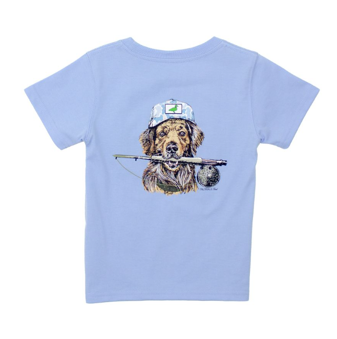 BOYS FISHING BUDDY SS LIGHT BLUE