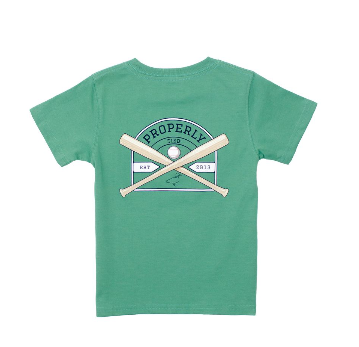 BOYS BASEBALL SHIELD SS IVY