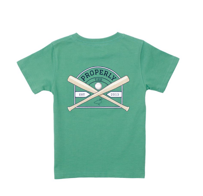 BOYS BASEBALL SHIELD SS IVY