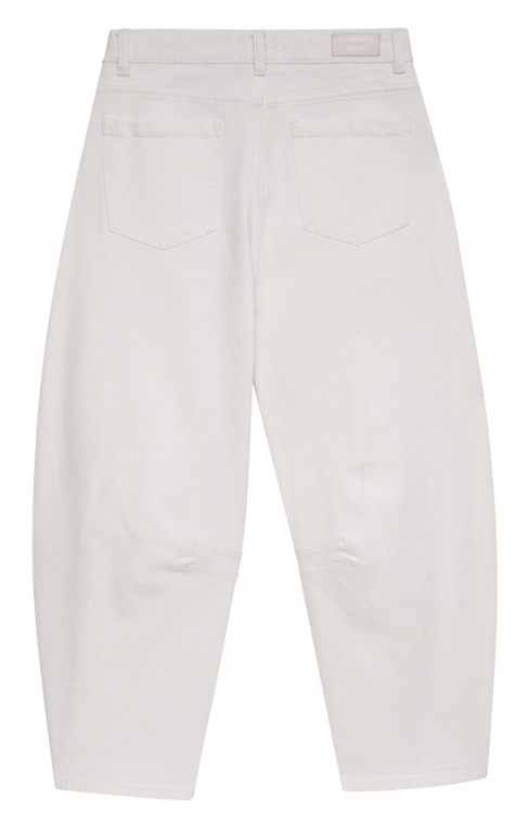 KENZY BARREL JEAN WHITE