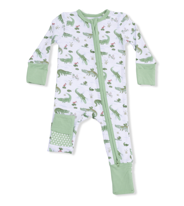 CRAYON ALLIGATORS CONVERTIBLE ROMPER