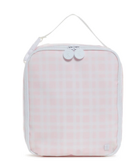 TRVL LUNCH BOX INSULATED LUNCH BAG PIMLICO PLAID PINK