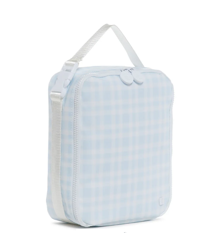 LUNCH BOX INSULATED LUNCH BAG PIMLICO PLAID BLUE