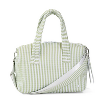 TRVL QUILTED STROLLER BAG PIMLICO STRIPE SAGE