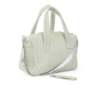 TRVL QUILTED STROLLER BAG PIMLICO STRIPE SAGE