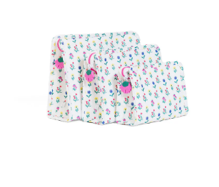 LARGE ROADIE ZIP POUCH WILD FLOWER