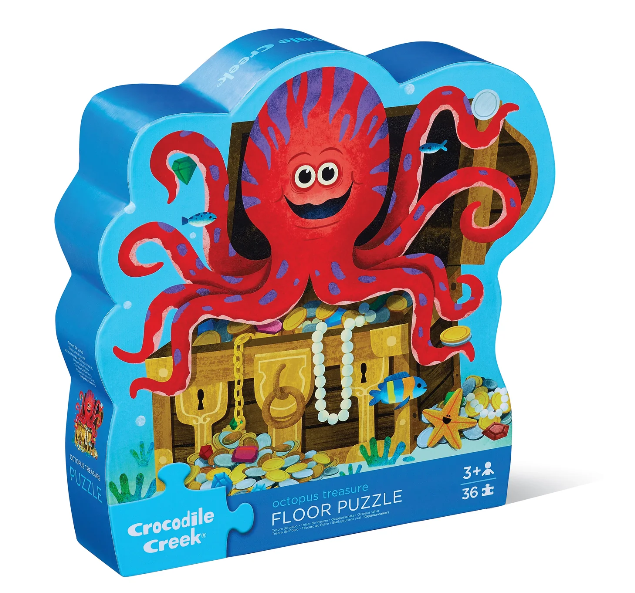 CROCODILE CREEK 36 PIECE PUZZLE OCTOPUS TREASURE