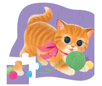 CROCODILE CREEK 12-PC MINI PUZZLE CUTE KITTEN