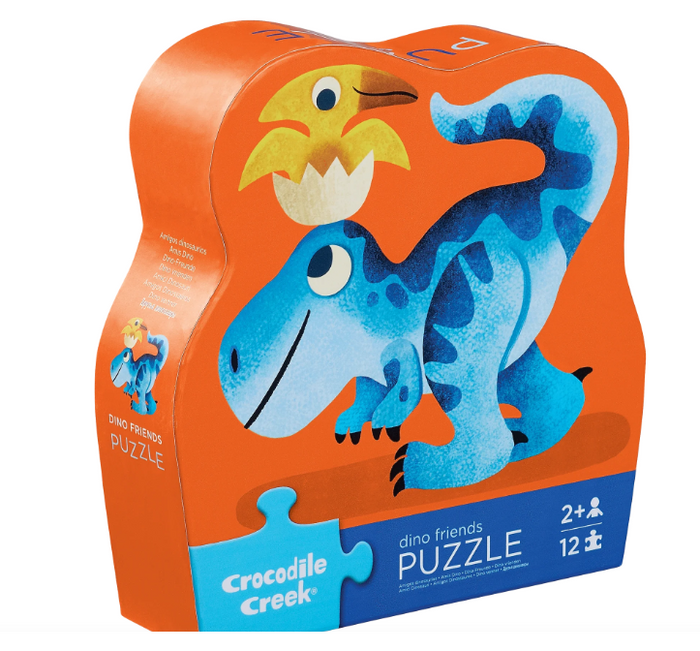 CROCODILE CREEK 12-PC MINI PUZZLE DINO FRIENDS