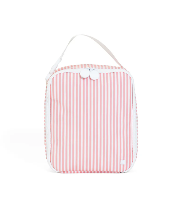 LUNCH BOX INSULATED LUNCH BAG PIMLICO STRIPE DUSTY ROSE