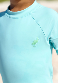 PRICE POOL ROMPER EDISTO EGG BLUE