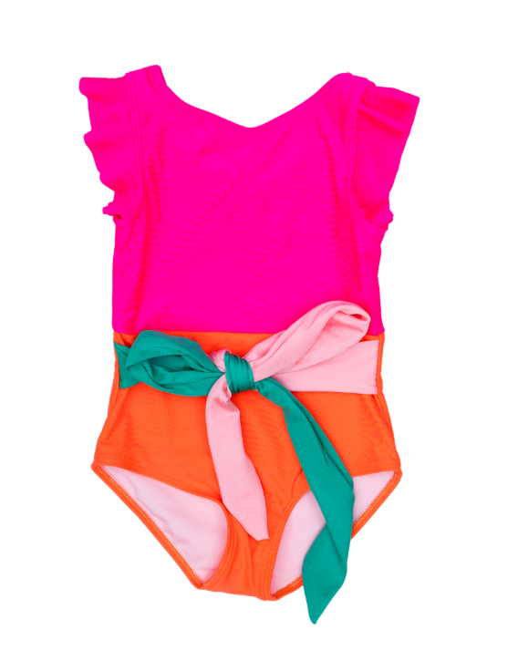 AUGUST KATE COLOR BLOCK SWIM