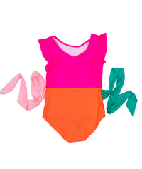 AUGUST KATE COLOR BLOCK SWIM