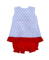 BLAKELY STAR SPANGLED SWISS DOT SET