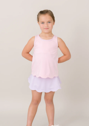 ANNA SCALOP TANK COTTON CANDY PINK