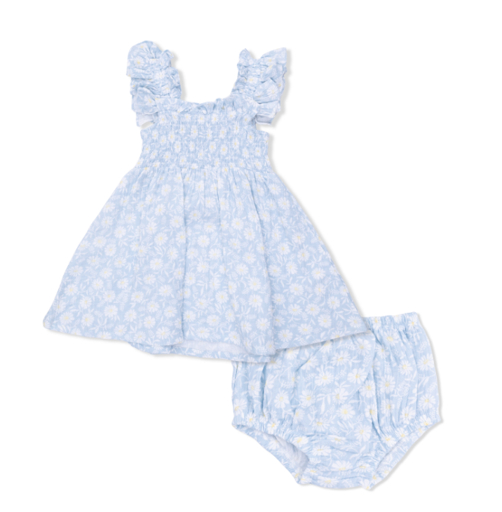 WESTERN DAISIES SMOCKED SUNDRESS