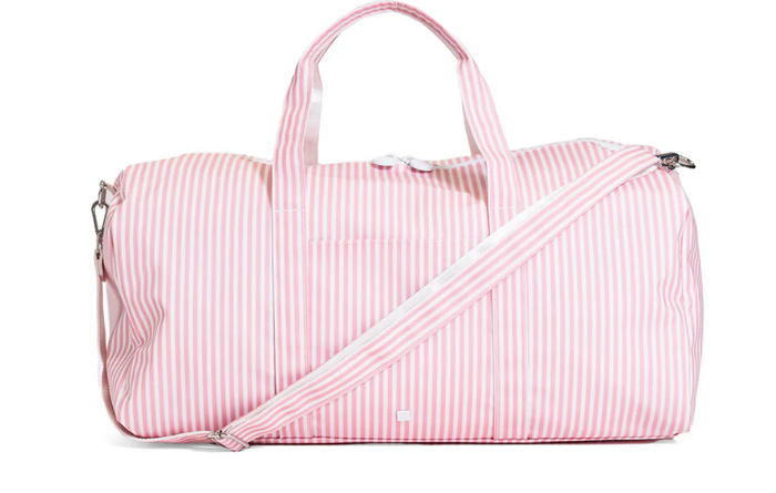 XL WEEKENDER DUFFEL BAG PIMLICO STRIPE DUSTY ROSE