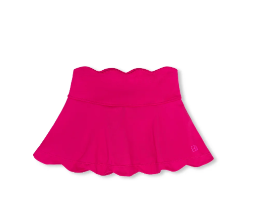 ZOE SCALLLOP SKORT POWER PINK