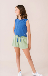 MAGGIE MID RISE TANK BATON ROUGE BLUE