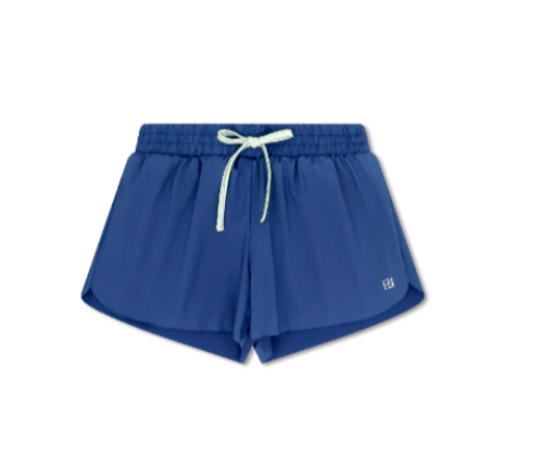 TATUM SHORT BATON ROUGE BLUE, PISTACHIO GREEN MINISTRIPE