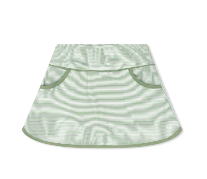 TIFFANY TENNIS SKORT PISSTACHIO GREEN MINISTRIPE