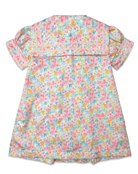 SMOCKED SAILOR DRESS CAYMAN FLORAL