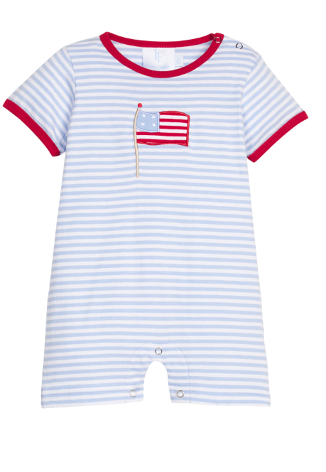 APPLIQUE ROMPER FLAG