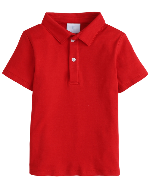 SHORT SLEEVE POLO RED