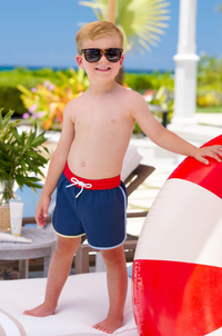 Tanner Trunks Nantucket Navy/Richmond Red