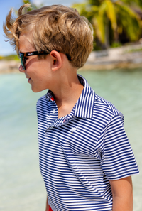 Prim And Proper Polo Nantucket Navy/Stripe